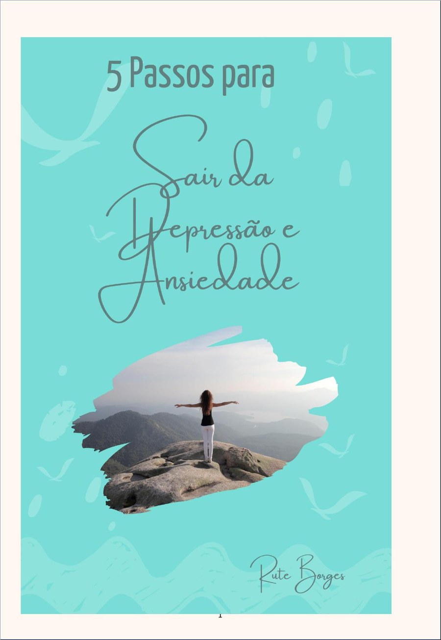 Capa do livro 5 Passos para Sair da Depressão e Ansiedade